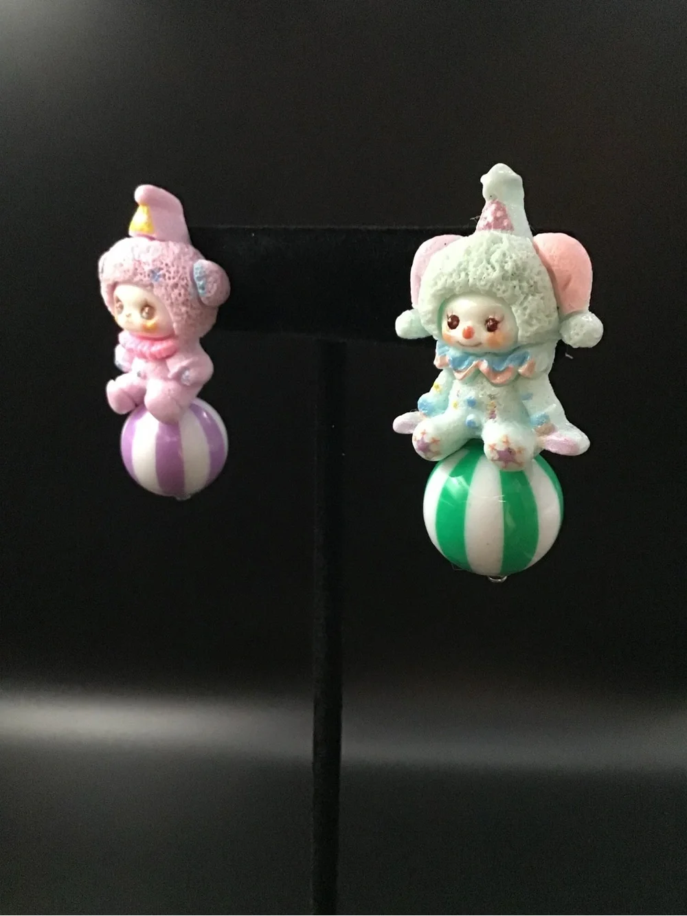 Pastel Clowns Earrings